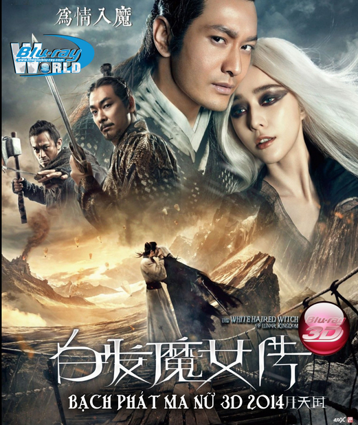 D225. The White Haired Witch Of Lunar Kingdom - BẠCH PHÁT MA NỮ 3D 25G (DOLBY TRUE HD 5.1)